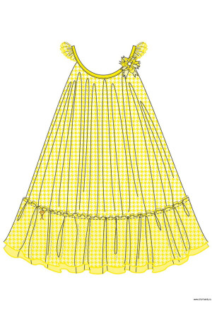ARINA FESTIVITA Пляжное платье для девочек + сумочка GQ 031506A AF Beverly 