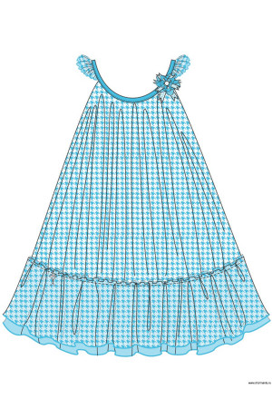 ARINA FESTIVITA Пляжное платье для девочек + сумочка GQ 031506A AF Beverly 