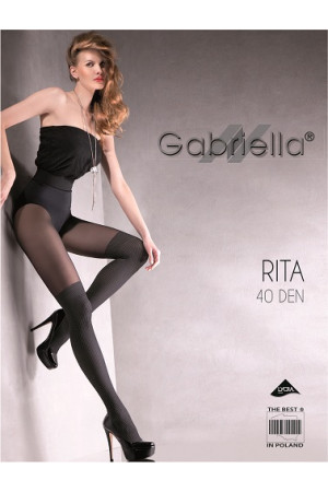 GABRIELLA - RITA 40 колготки жен (имитация ботфорт)