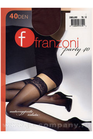 FRANZONI - PARTY 40 чулки женские ( ажурная резинка - 8,0 см. )
